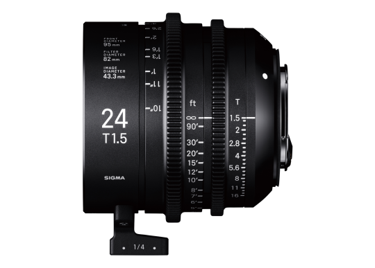Sigma 24mm T1.5 High-Speed Cine Prime - Canon Fit