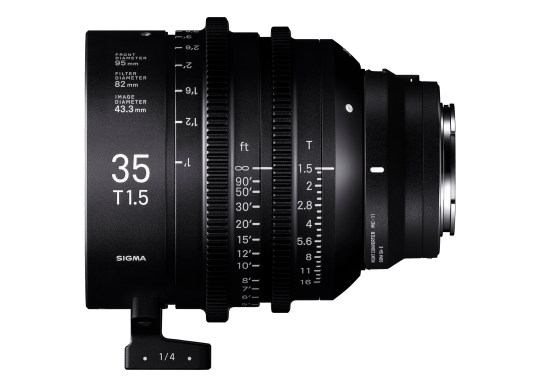 Sigma 35mm T1.5 High-Speed Cine Prime - Sony Fit